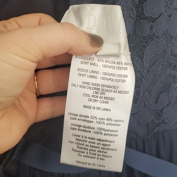 Lace and Chiffon Gown - Picture 6 of 8